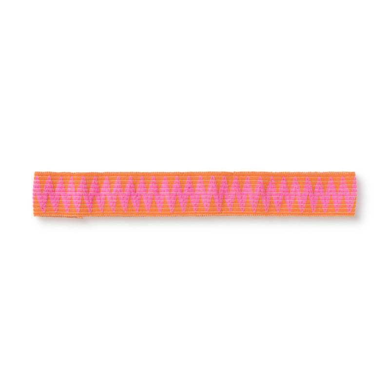 Handdoekelastiek - roze/oranje 