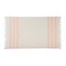 Hamamdoek Ilona - beige/oranje/roze - 90x150 cm