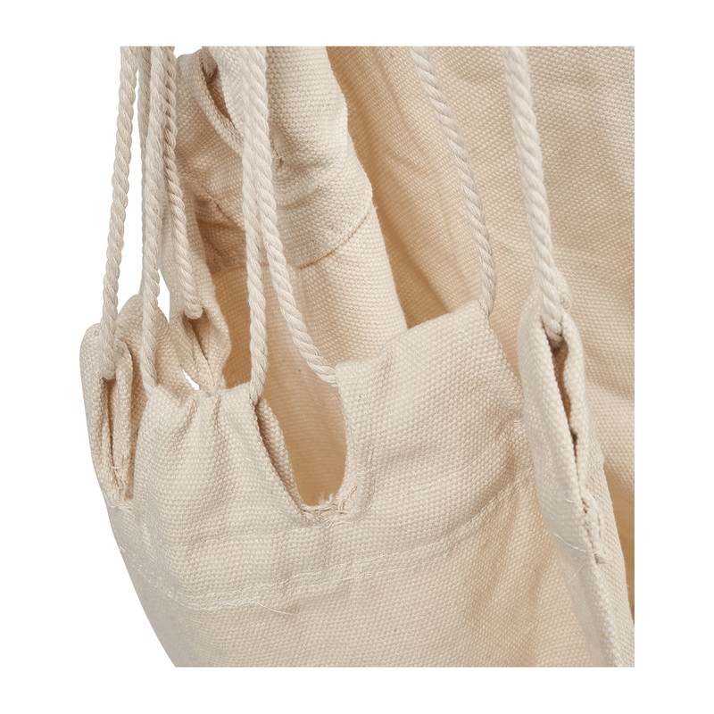 Hangstoel aan stok - beige - 90x100x100 cm