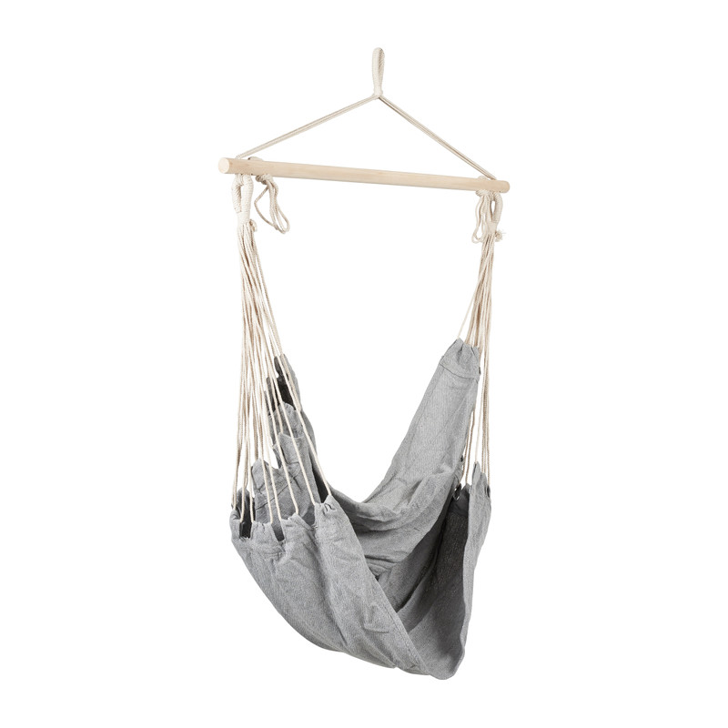 Hangstoel aan stok - grijs - 90x100x100 cm