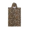 Strandponcho luipaard - multikleur - 75x220 cm