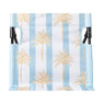 Strand ligbed palmboom - blauw - 41x39x39 cm