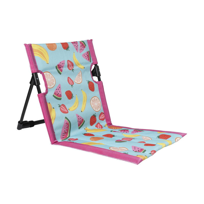 Strand ligbed fruity - multikleur - 41x39x39 cm