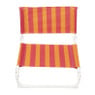 Strandstoeltje - roze/oranje - 45x45x46 cm