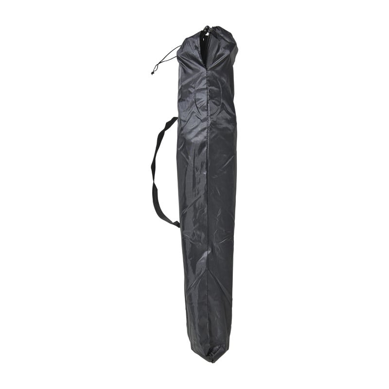 Opvouwbare campingstoel - zwart - 80x75x50 cm