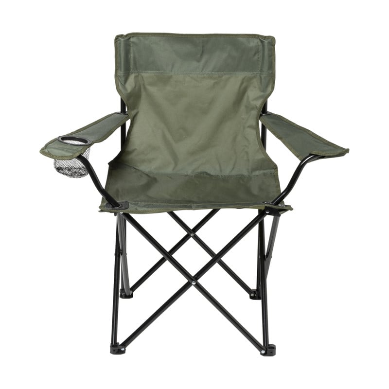 Opvouwbare campingstoel - groen - 80x75x50 cm