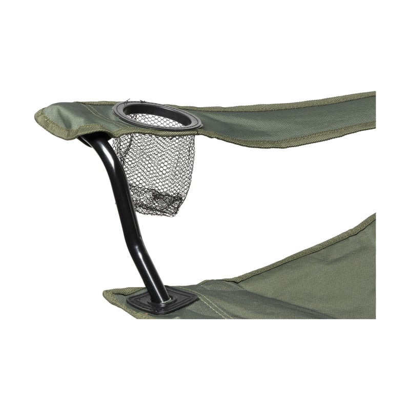 Opvouwbare campingstoel - groen - 80x75x50 cm