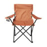 Opvouwbare campingstoel - oranje - 80x75x50 cm