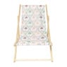 Strandstoel palmbomen - multikleur - 92x82x58 cm