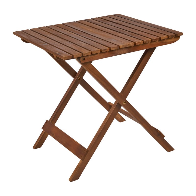 Tafeltje inklapbaar hout - 56x56x51 cm