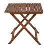 Tafeltje inklapbaar hout - 56x56x51 cm
