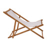 Strandstoel inklapbaar hout - 60x106x80 cm