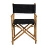 Regisseurstoel bamboe - 90x57x45 cm