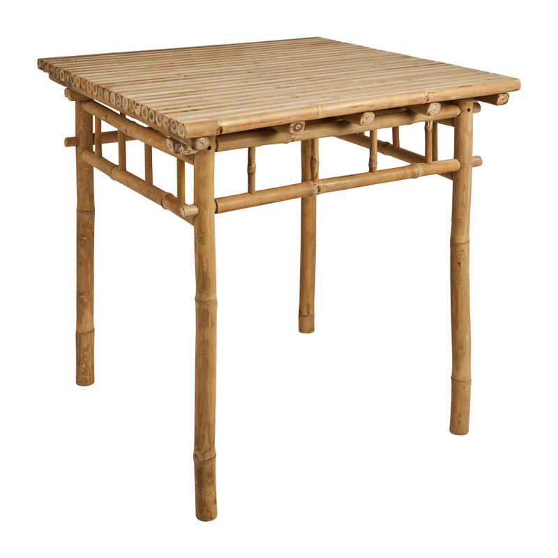 Tafel bamboe - 80x80x75 cm
