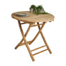 Tafel bamboe - ø80x80 cm