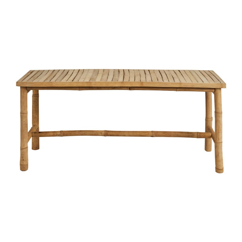 Bankje bamboe - 110x30x46 cm