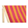 Strandstoel streep - oranje/roze - 92x82x58 cm