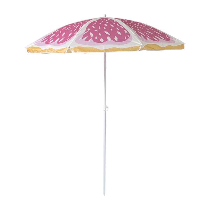 Strandparasol - roze/oranje - ø160x180x180 cm
