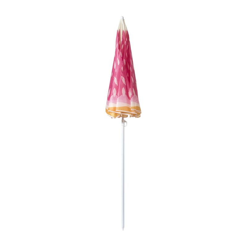 Strandparasol - roze/oranje - ø160x180x180 cm