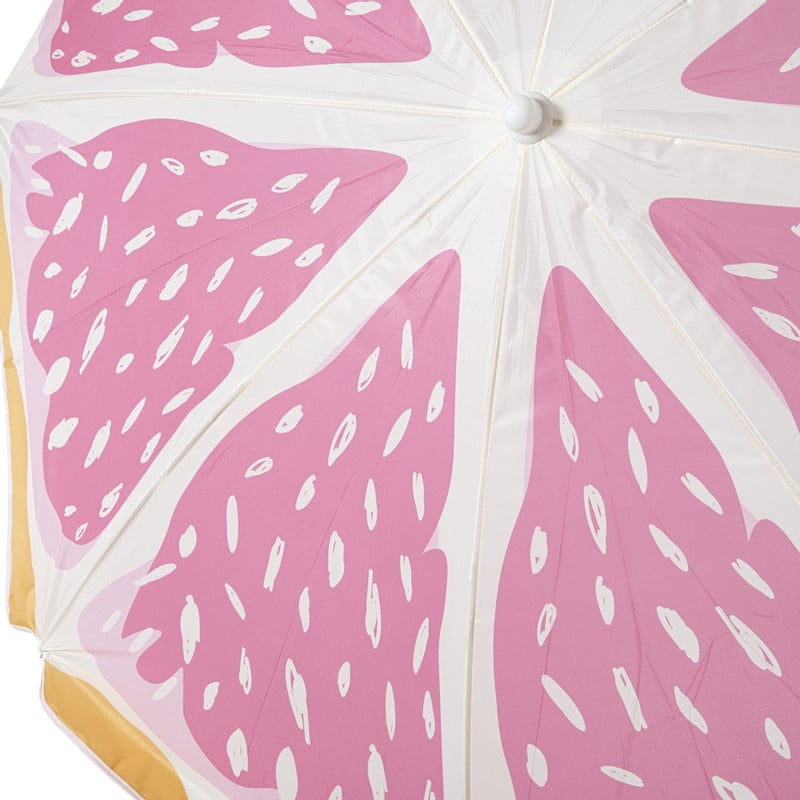 Strandparasol - roze/oranje - ø160x180x180 cm