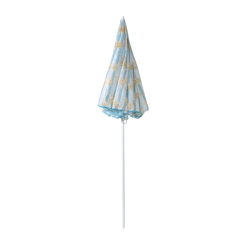 Strandparasol palmboom - blauw - ø160x180x180 cm