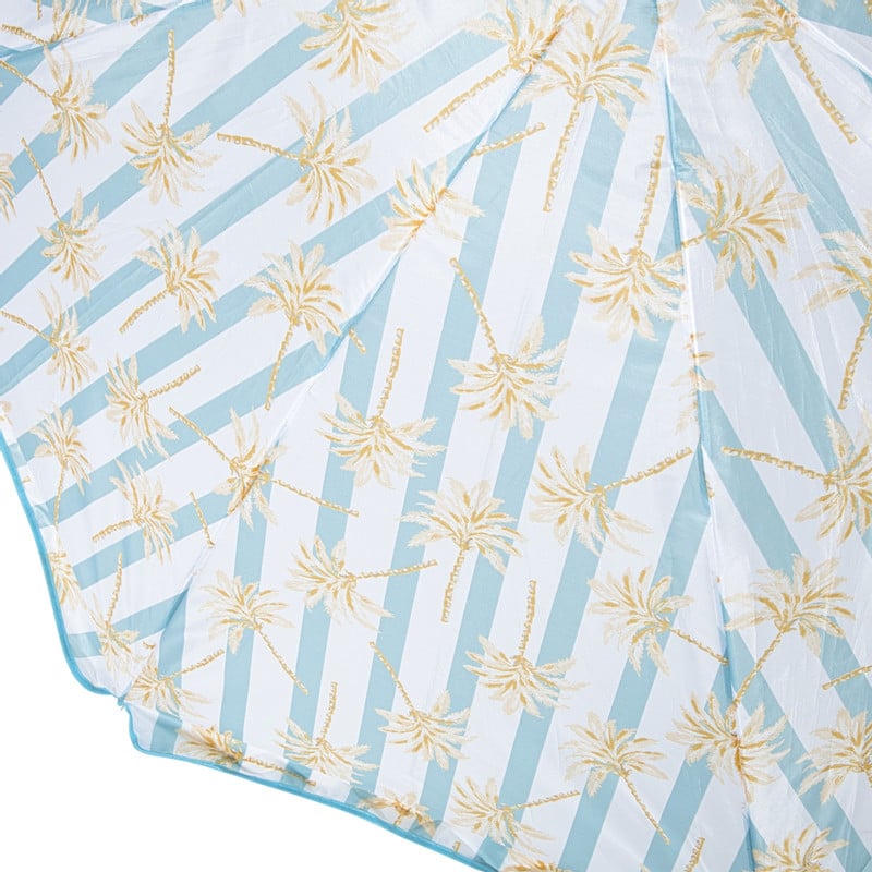 Strandparasol palmboom - blauw - ø160x180x180 cm
