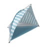 Strandtent - blauw/wit - 220x120 cm