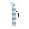 Strandtent - blauw/wit - 220x120 cm