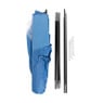 Strandtent - blauw - 220x120 cm