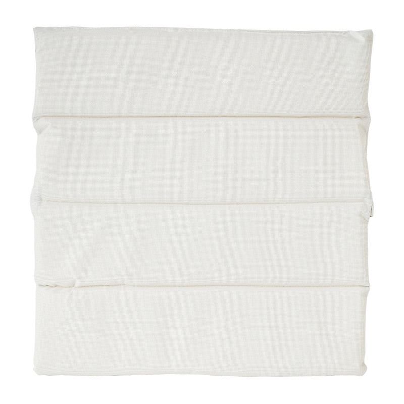 Kussen voor bistrostoel - wit - 40x40x2 cm 