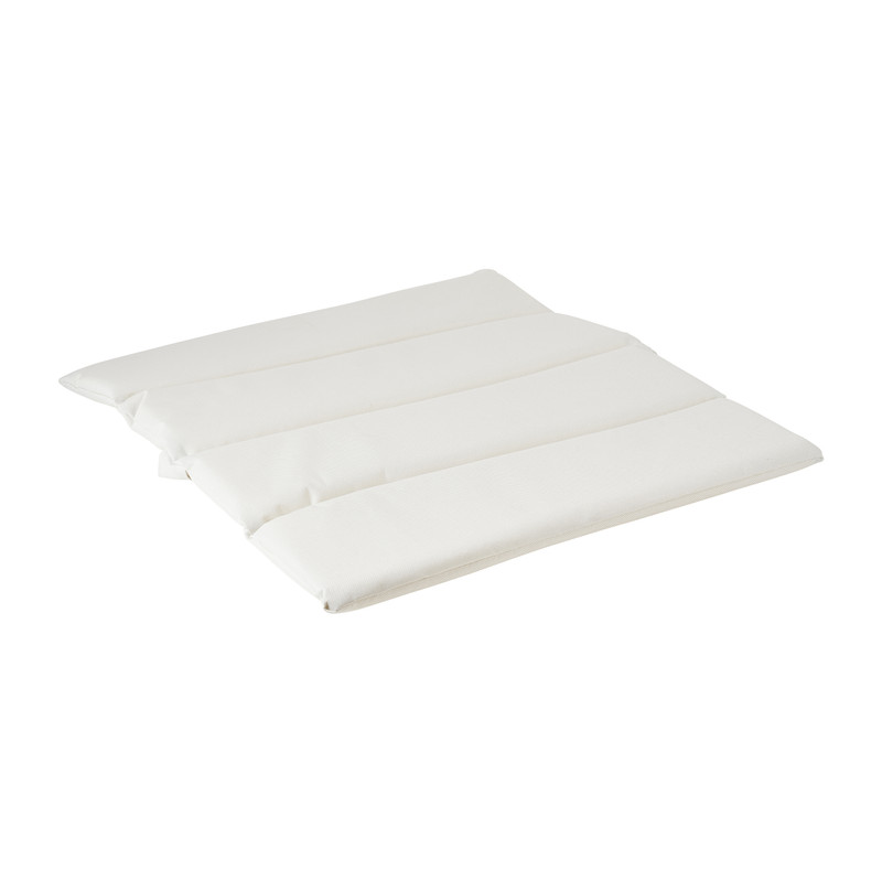Kussen voor bistrostoel - wit - 40x40x2 cm 