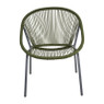 Stapelstoel metaaldraad - groen - 71x62x83 cm