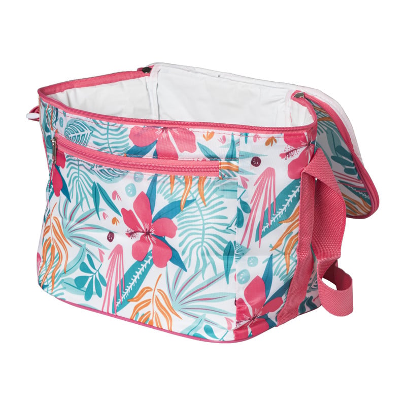 Koeltas gebloemd - diverse varianten - 30x20x25 cm
