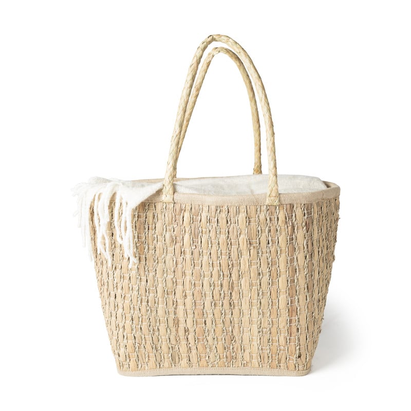 Strandtas Ibiza  - gevoerd