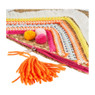 Toilettas Ibiza pompoms - 27x19 cm