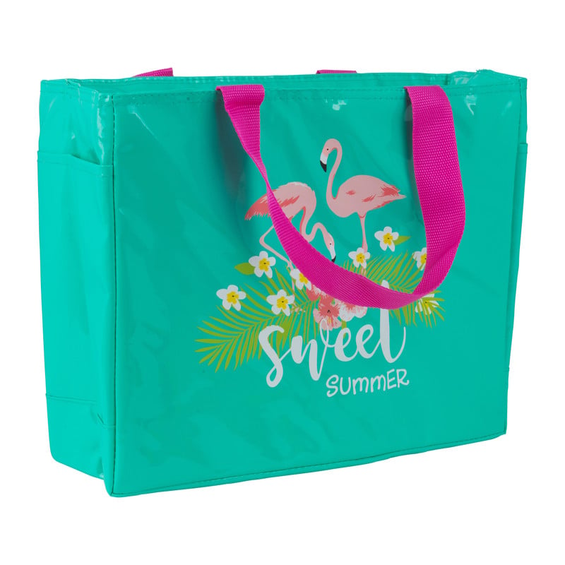 Coolerbag flamingo - 38x15x31 cm