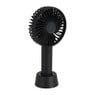 Mini ventilator tafelmodel usb - 21x11x7 cm - zwart