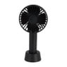 Mini ventilator tafelmodel usb - 21x11x7 cm - zwart