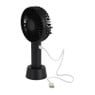 Mini ventilator tafelmodel usb - 21x11x7 cm - zwart