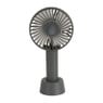 Mini ventilator tafelmodel usb - 21x11x7 cm - grijs