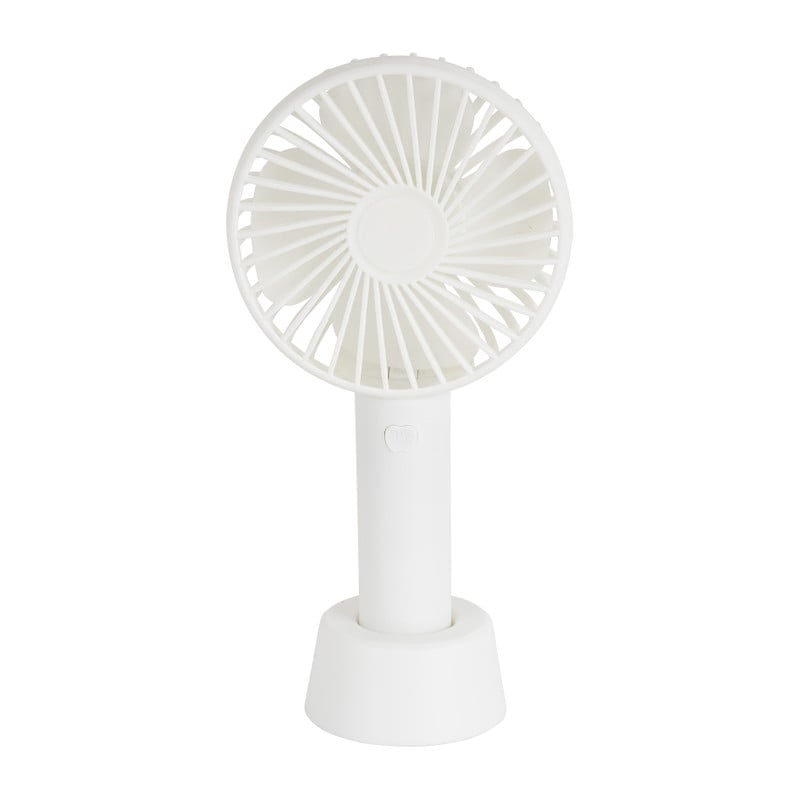 Mini ventilator tafelmodel usb - 21x11x7 cm - wit