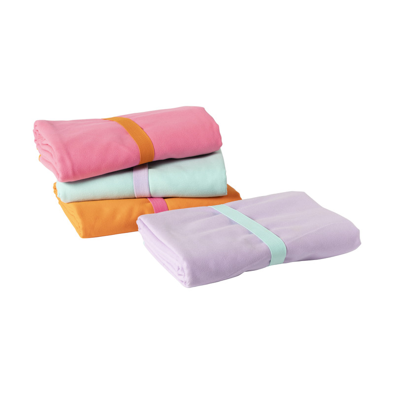 Microvezel handdoek - paars - 100x180 cm