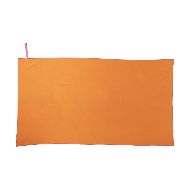 Microvezel handdoek - oranje - 100x180 cm