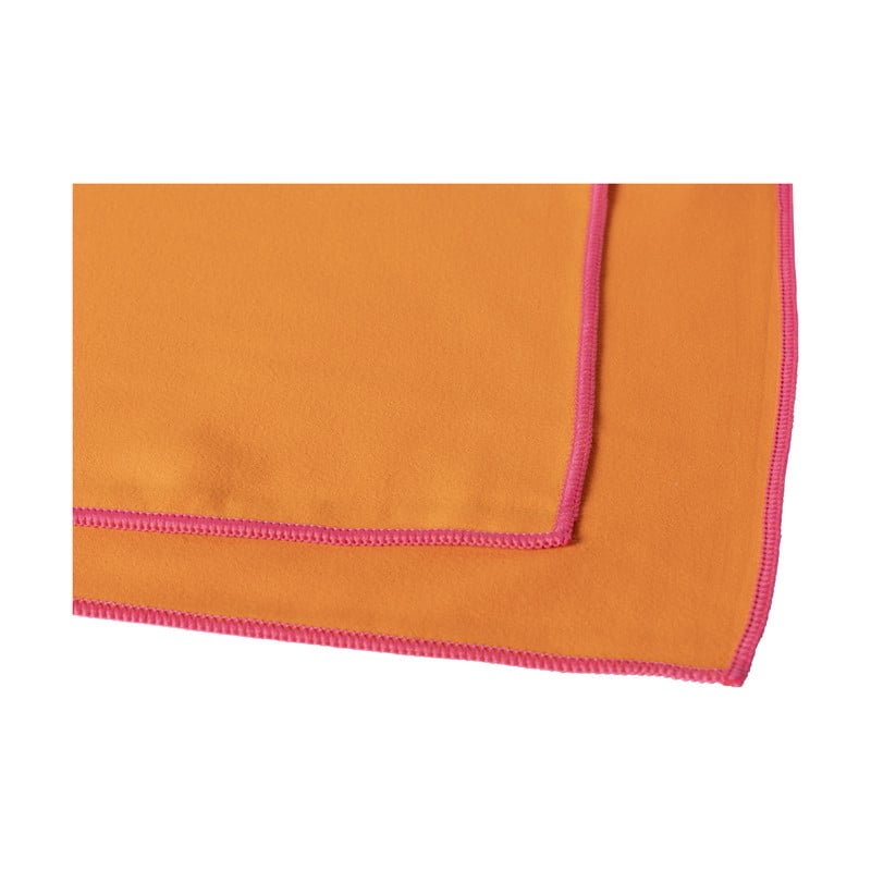 Microvezel handdoek - oranje - 100x180 cm