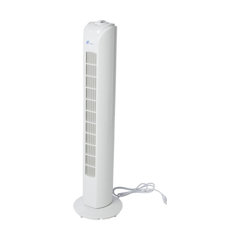 Ventilator toren - wit - 81x22x22 cm