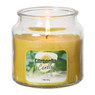 Citronella kaars in glas - geel - ø10x13.5 cm