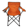 Canvas kinderstoel met armleuning - oranje - 39x39x65 cm