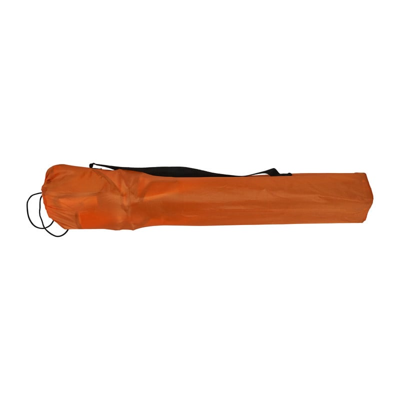 Canvas stoel met armleuning - oranje - 52x52x80 cm