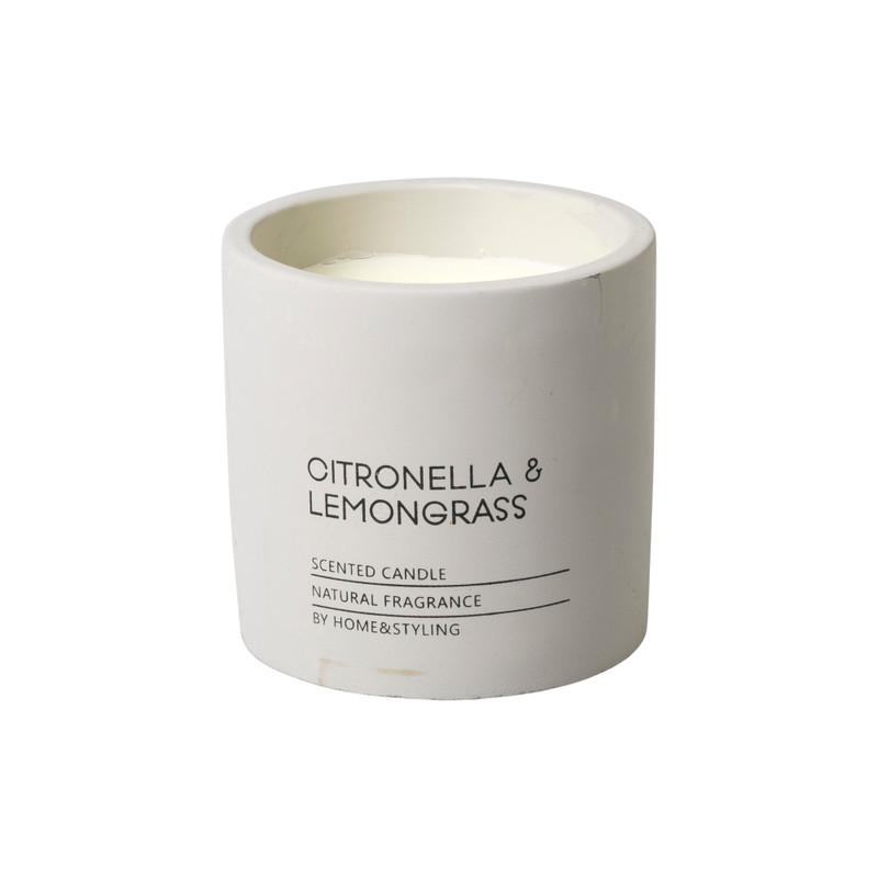 Geurkaars - citronella & lemongrass - ø10 cm