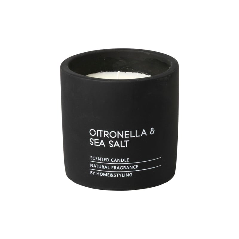 Geurkaars - citronella & zeezout - ø10 cm